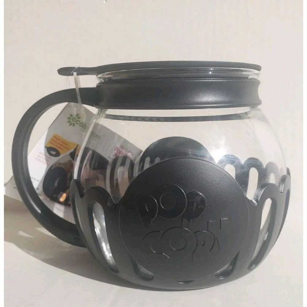 Micro-Pop Popcorn Popper 1.5 Quart with Lid for Microwave Use by Ecolution NWT